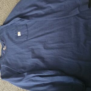 Carhartt Dark Blue Long Sleeve Shirt